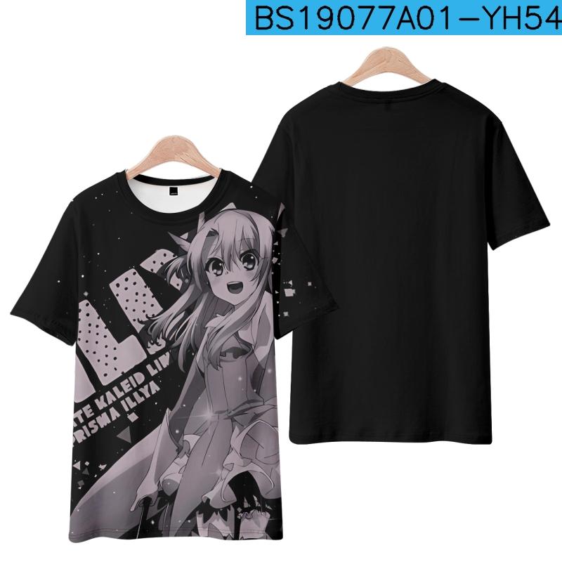 Game Cosplay Fate/kaleid liner Prisma Illya Summer Anime T Shirt Summer Men T-Shirt