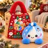 Office Desk Stress Reliever Christmas Plush Dumpling Toy with Steamer Giant Squeeze for Decoration Relief Stuffed Plushie Home Holiday