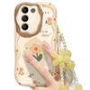 Подходит для чехла для мобильного телефона Apple 16promax iPhone 15 Маленькая желтая цепочка 13/12mini Прозрачный силиконовый мягкий