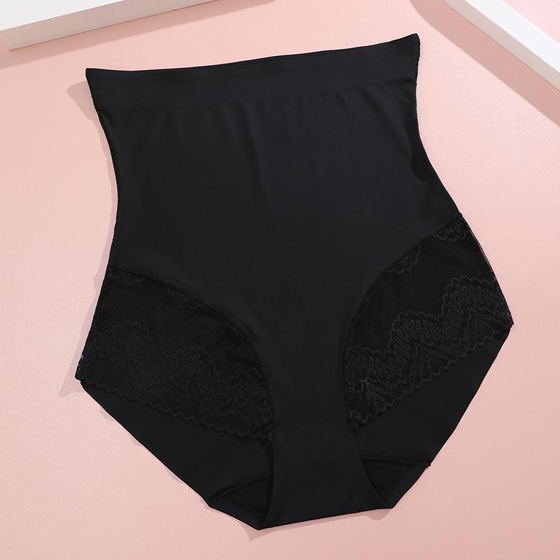 1 шт. бесшовные утягивающие трусики для женщин с цветочным кружевом нижнее белье с высокой талией утягивающие трусы для попы утягивающие трусы для коррекции живота S-3XL