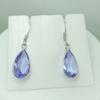 Аметист топаз драгоценный камень 925 пробы посеребренный крючок женские серьги ювелирные изделия WHE-E58
