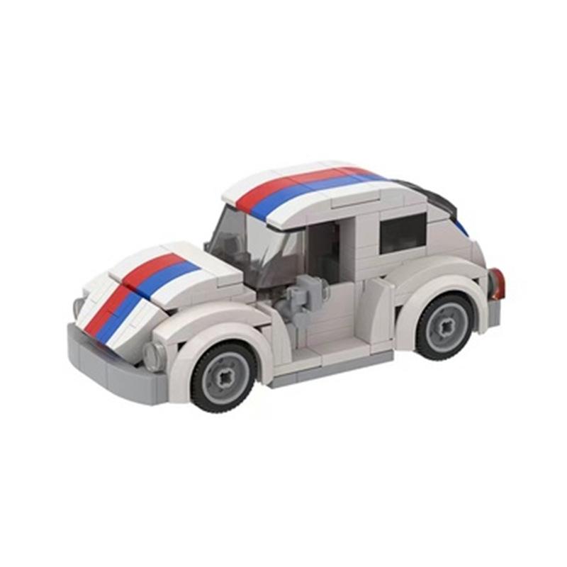 Совместимый с конструктором 40478 Модель Volkswagen Beetle Herbie Креативная головоломка Сборка Строительные блоки