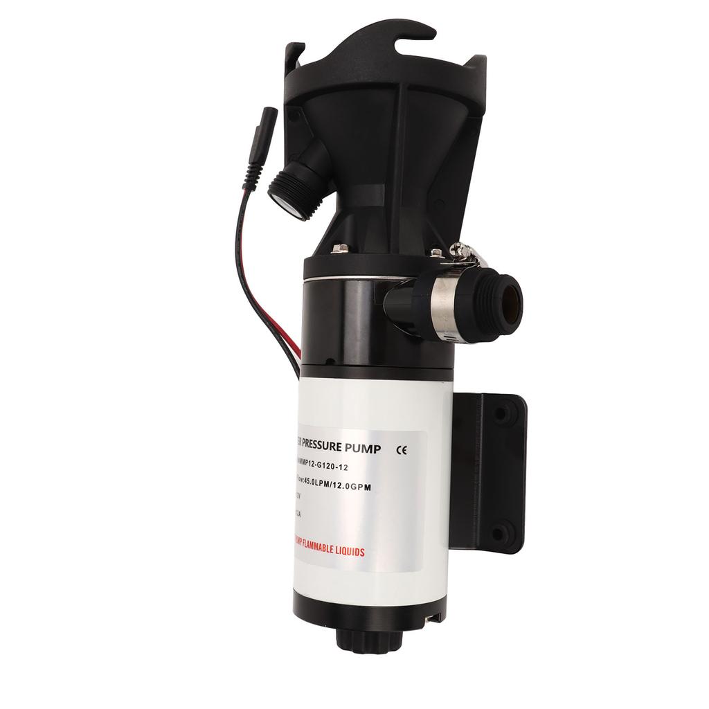 Diaphragm Pump DC 45LPM 12GPM Industrial Self Priming Water Pressure Pump Universal for RV Marine Boat Yacht 12V