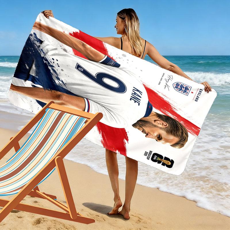 Harry Kane Spirit Beach Towel, Large Soft Quick Dry Towel for Beach Camping Swimming