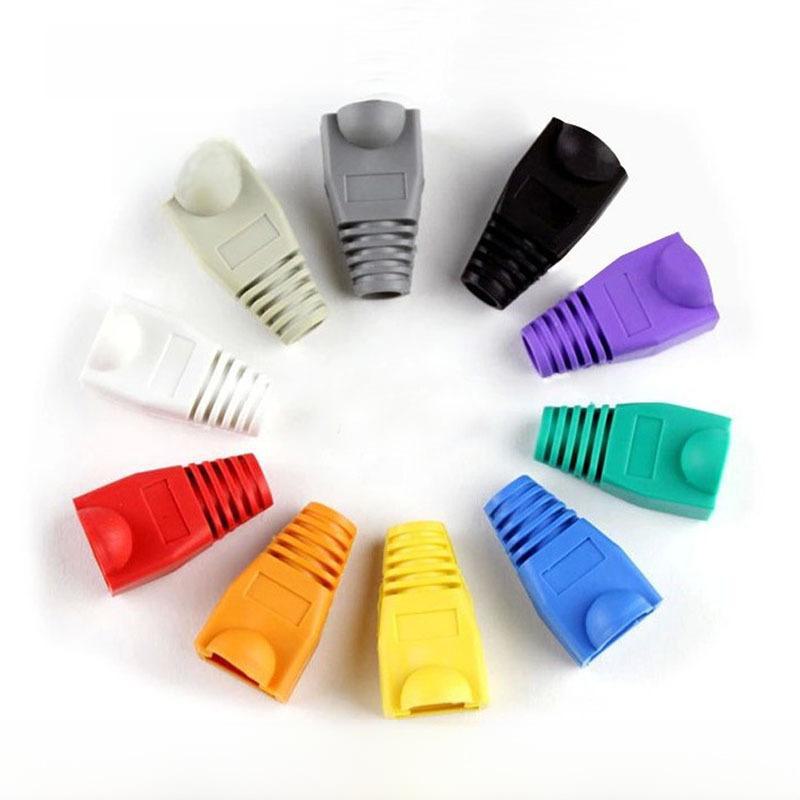 Protective Rubber Sleeve for 6mm Cat5 RJ45 Network Cable Crystal Head