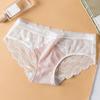 Дышащее нижнее белье без следов для женщин, сексуальные кружевные трусы с кружевной талией, милое нижнее белье в стиле девушки