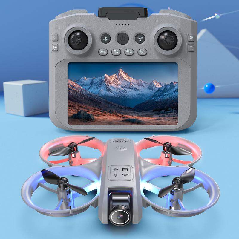 K100max GT3 Drone: Mini Dual-Camera Quadcopter with Optical Flow & Full Protection for Aerial Photography.