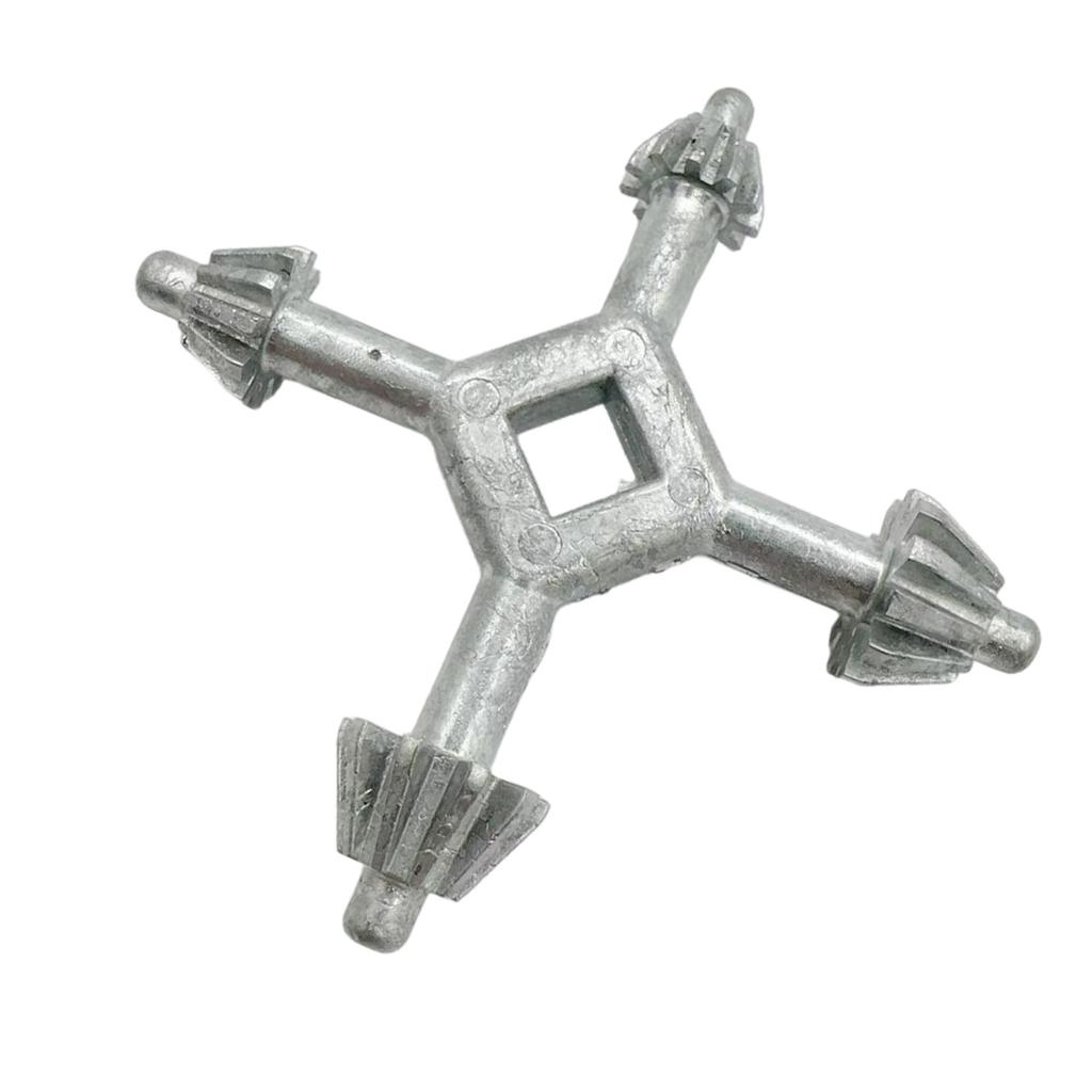 Four In One Multi Functional Key Wrench Set Efficient Four In One Tool Set Constructed Of Zinc Alloy Hand Tool Accessory