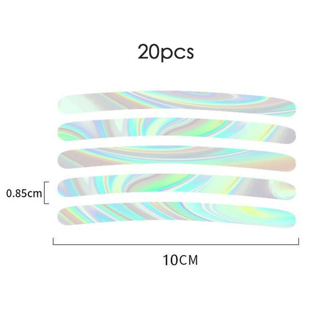 5/20 шт. Светоотражающая наклейка на ступицу колеса автомобиля, светоотражающие полосы на обод шины, светящаяся наклейка для ночной езды, аксессуары для стайлинга автомобиля