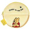 MORIPiLO Tissue Case, Winnie the Pooh, Disney Merchandise, Plush Pouch, Small, Cute, 13x13cm (Funny Face, Yellow), Disney Character, Morishita Pillow