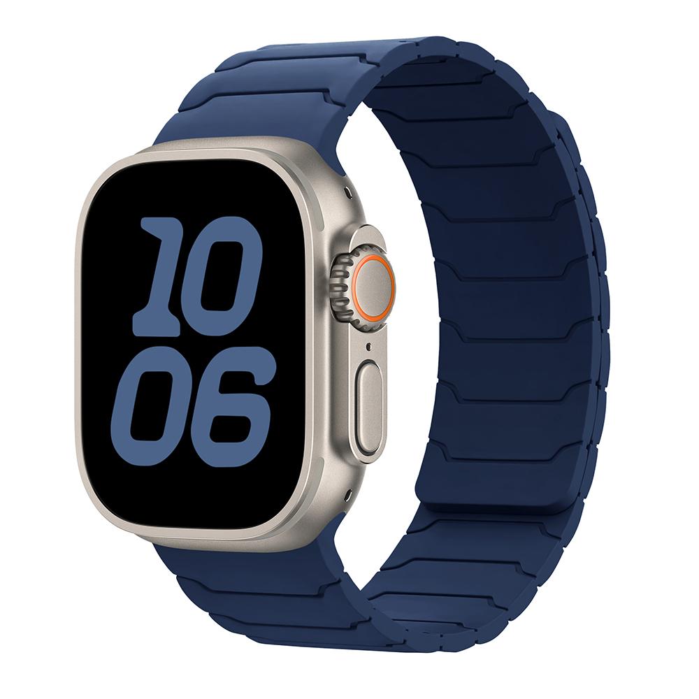 Strap For Apple Watch Band ultra 2 3 49mm 44mm 40mm 41mm 46mm 45mm Magnetic Silicone correas Bracelet IWatch Series 11 9 8 SE 10