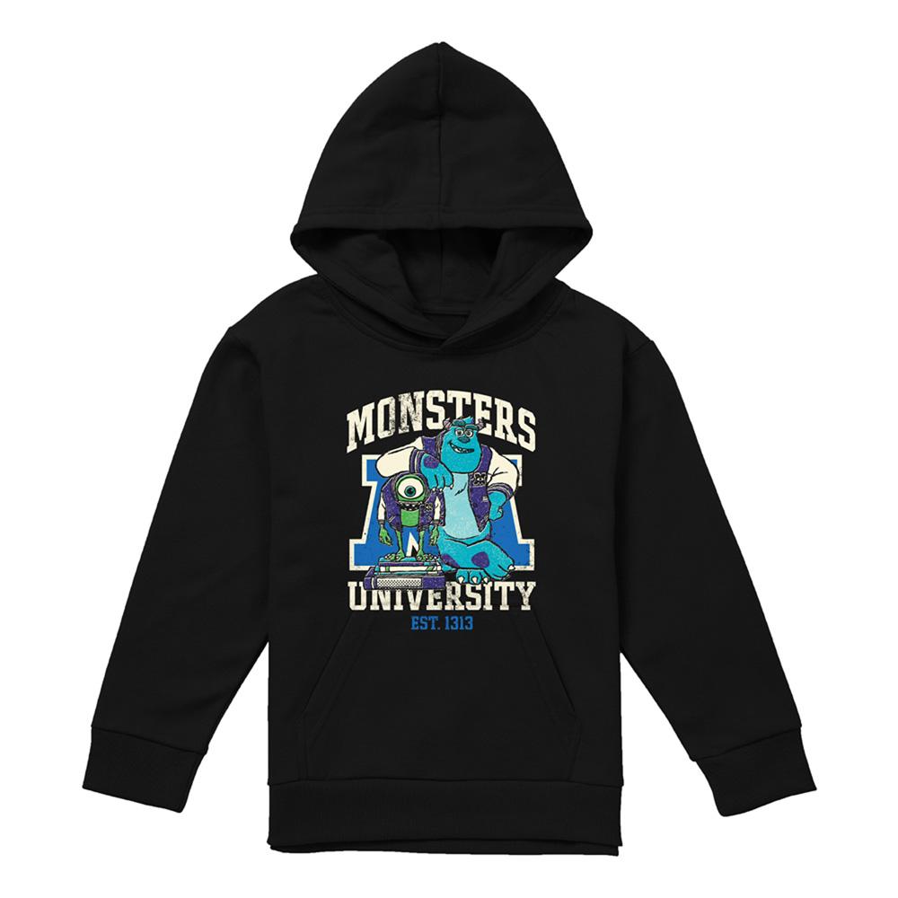 Monsters University Childrens/Kids Mike & Sulley Collegic Heather Hoodie