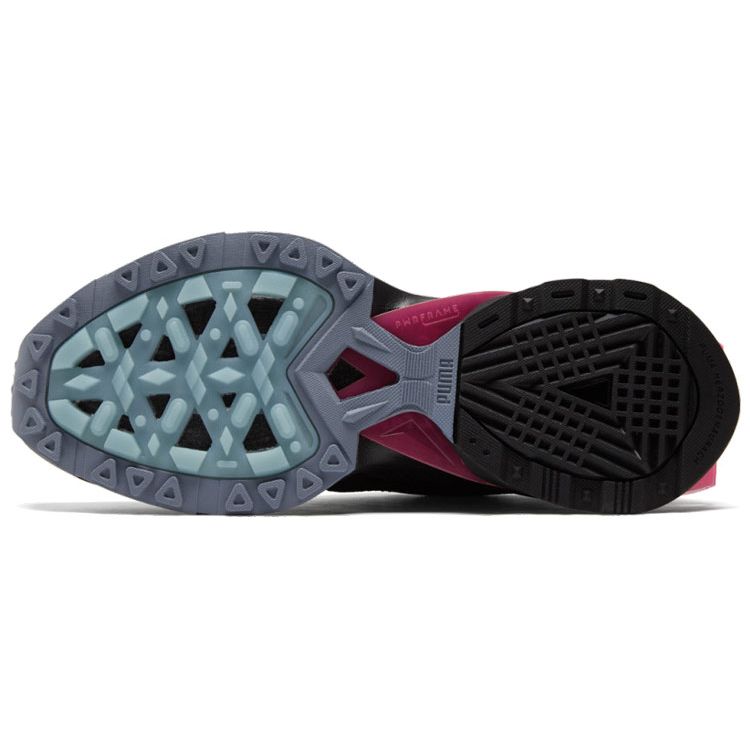 Puma PWRFrame OP-1 Cyber Black Pink Unisex Sneakers Aged-Silver 381599-02