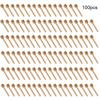High Quality Honey Stir Bar Mixing Handle Jar Spoon Practical 100Pc Wood Dipper Honey Long Stick Supplies Honey Kitchen Tools
