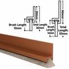 100cm Brush Door Seal Self Adhesive Weather Stripping Professional Door Sweep  Dorm