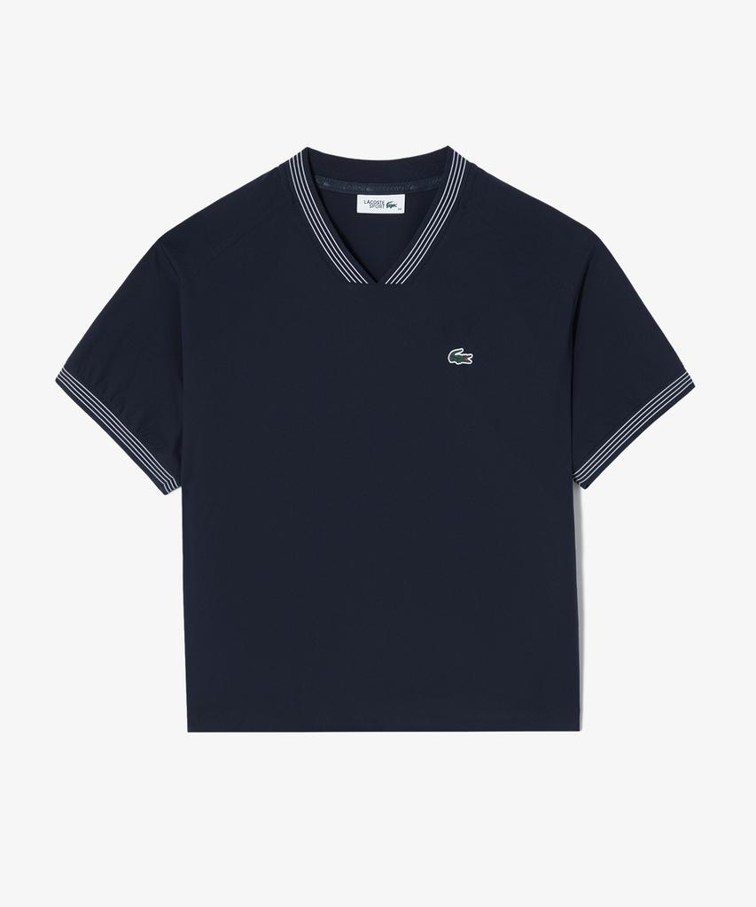 LACOSTE Women'S Short Sleeve Woven Piste Setup Sf273E-56G Hde