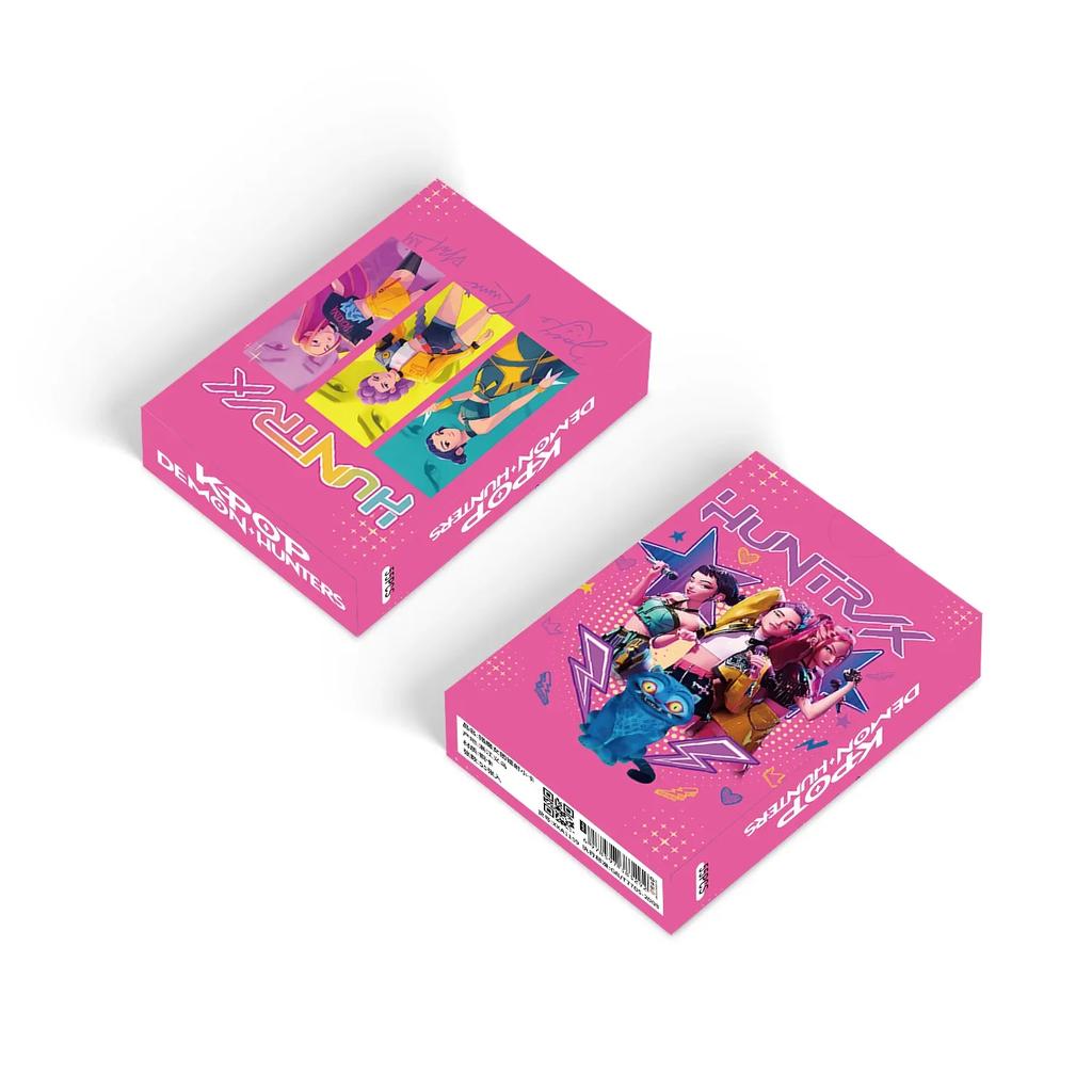 Лазерная Радужная Вспышка Коллекционная карточка LOMO KPOP аниме идол фотокарточка и наклейка Чиби Угольная Карточка Премиум Издание