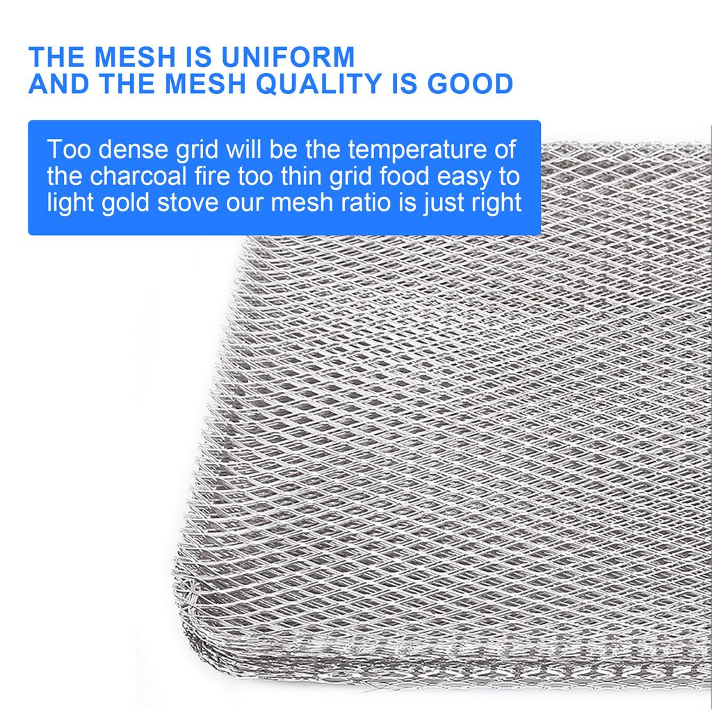 Disposable Grill Mats 10PCS Aluminum Texture Flexible and Safe for Outdoor Cooking Grills for Convenient Easily Grilling