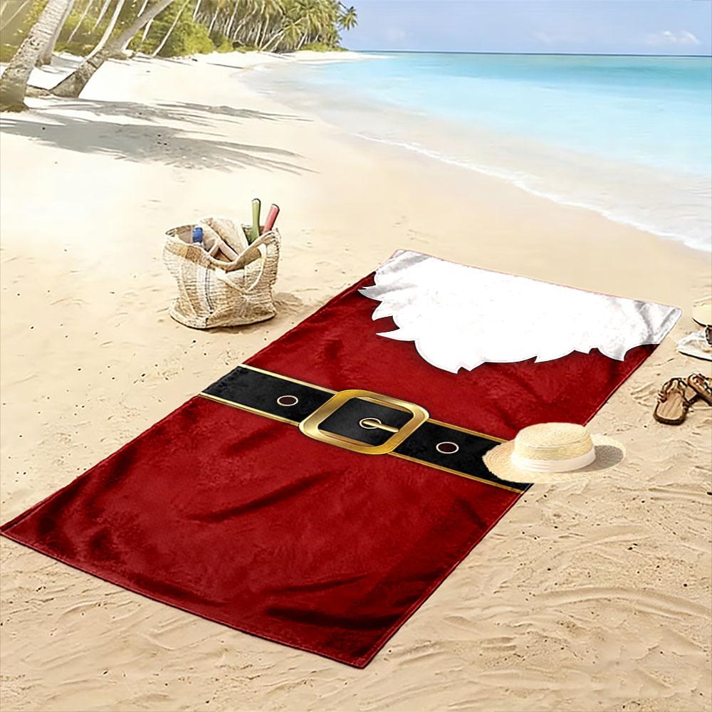 Santa Outfit Inspired Towel A must-have beach towel for beach travel