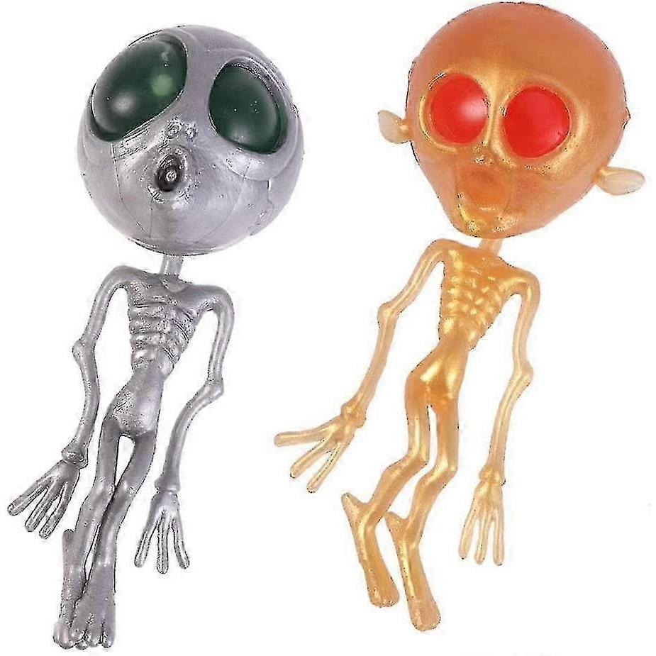 26-27 Halloween Soft Glue Stress Relief Toys Halloween Themed Alien Ghost Squeeze Toys Party Games F