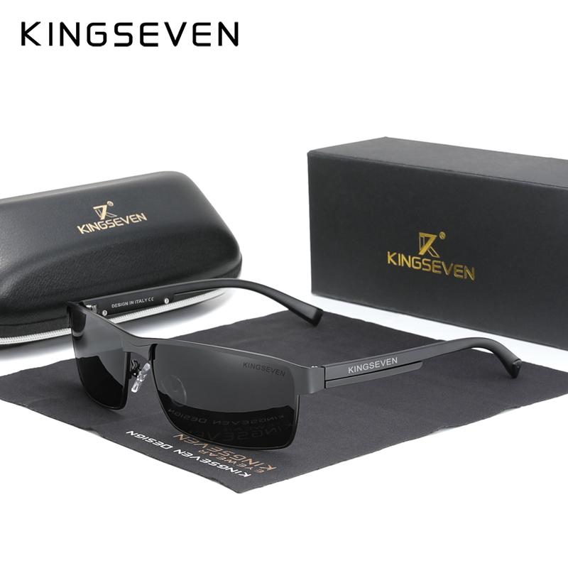 Kingseven NEW Polarized Sunglasses Men Women Driving Square Eyewear Men's Sun Glasses Male Goggle UV400 Sunglasses
