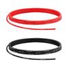 CowGoldChild 18AWG 2M Силиконовый кабель с клеммами, Луженая медная проволока, Кабель для сервопривода (1 м Черный + 1 м Красный)