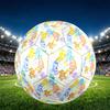 Care Bears Print Size 5 Soccer Ball, PU Wear Resistant Football for Match Training and Daily Practice, Birthday Gift for Soccer Fans