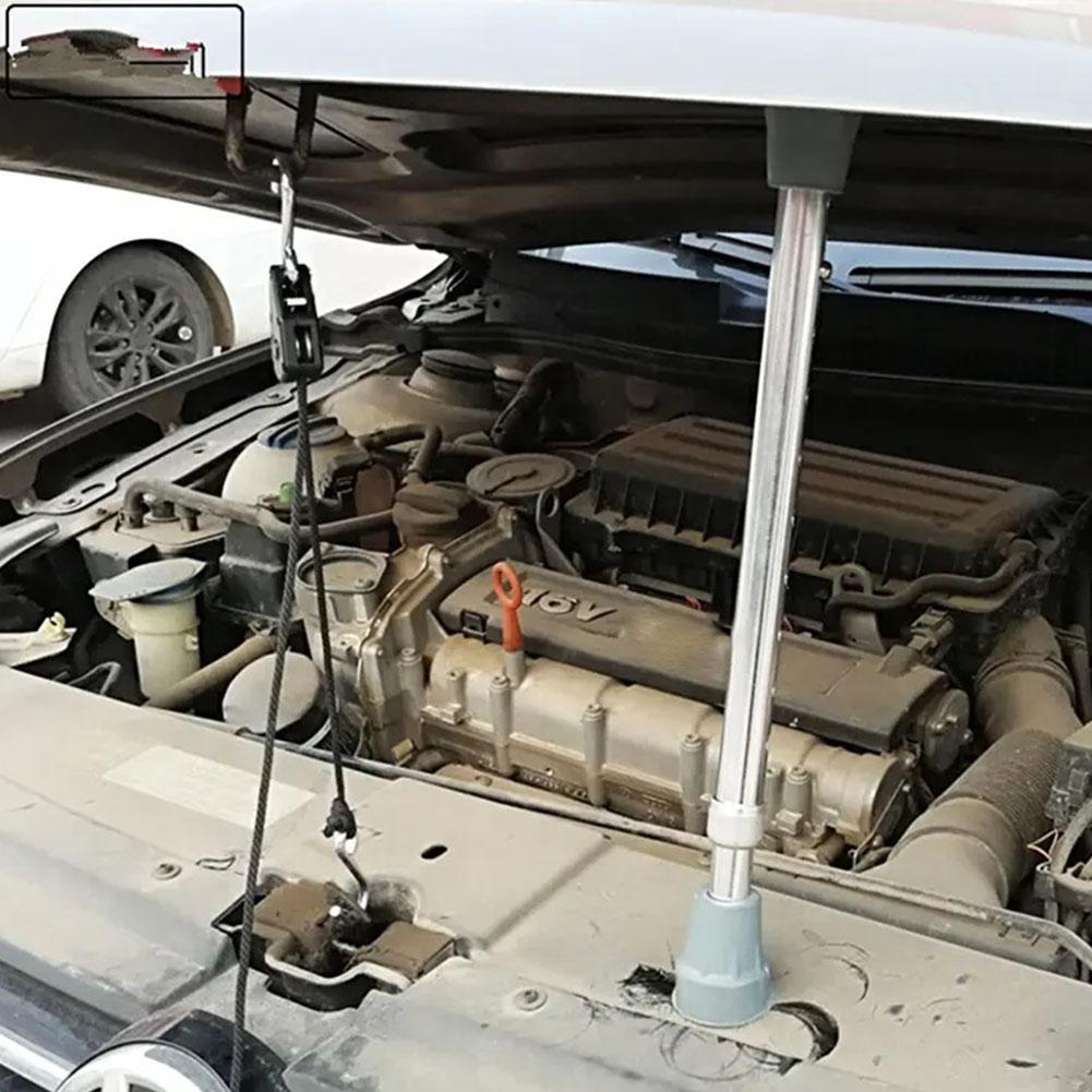 Nylon Rope Kit Paintless Dent Repair Tools Aluminum Alloy Hood Prop Tools Auto Engine Cover Repair Car Repair Tool