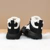 2024 Women's Fashion Winter Wool-lined Snow Boots Non-slip Platform High Top Ankle Boots Warm Fur-lined Casual Ankle Boots