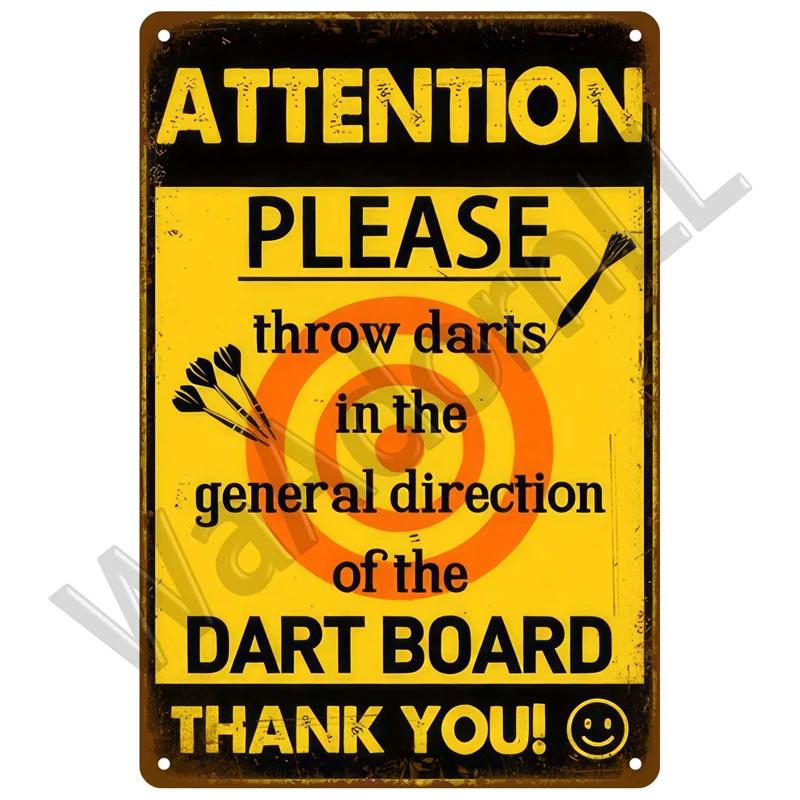 Retro Caution Metal Sign for Bar Pub Garage Vintage Russian Warning Decor for Home Walls