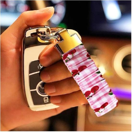 Wrist Lanyard for Key Chain Wristlet Keychain for Car Keys Phone,Strechy Scunchie Key Lanyard Wrist Strap Bracelet