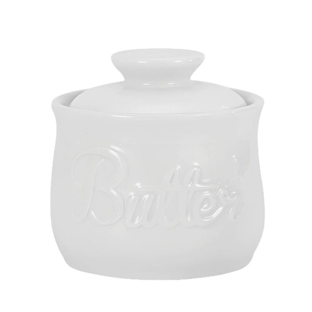 Large Capacity Ceramic Butter Bell Crock Keep Fresh Butter Keeper Cheese Storage Box  Farmhouse