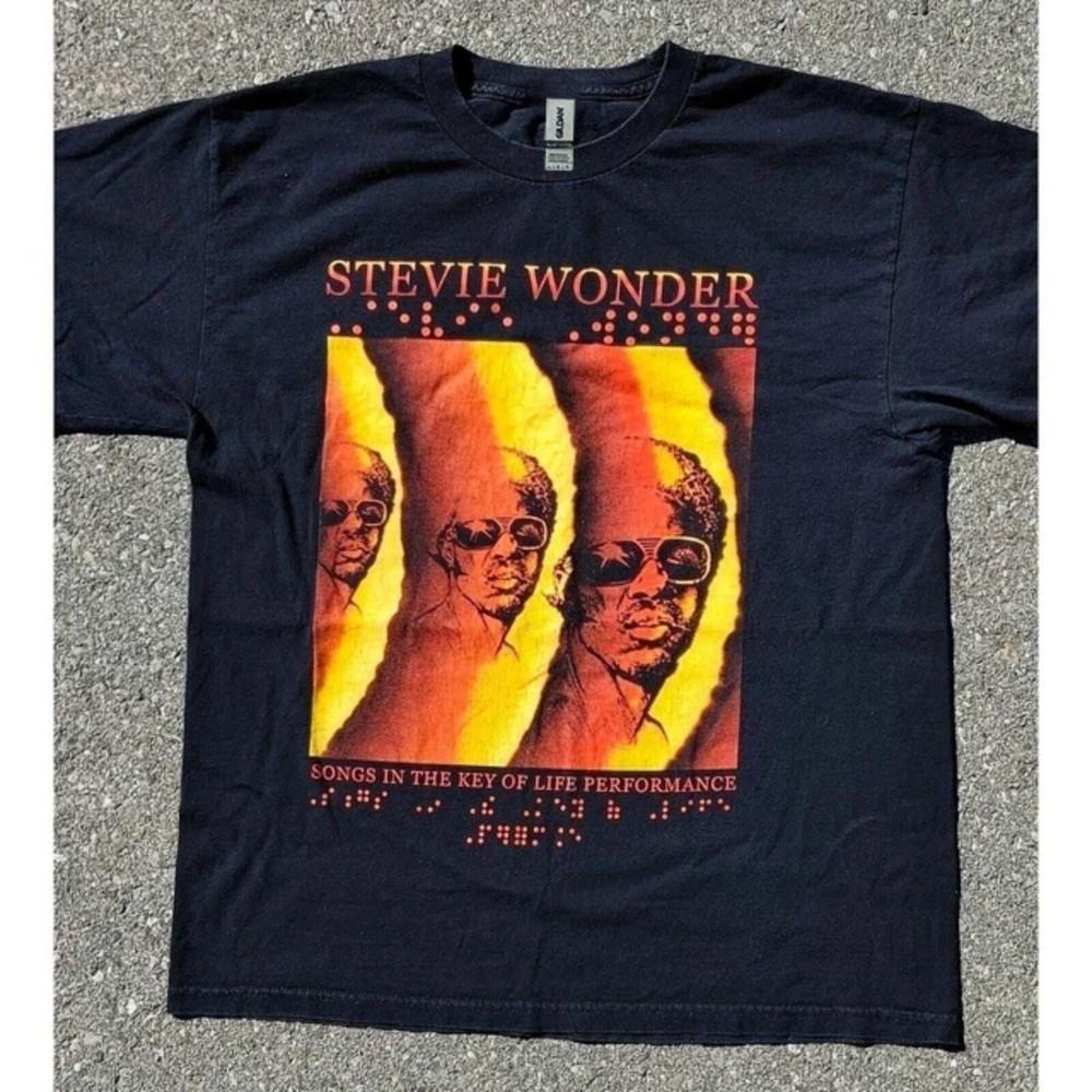 Songs In The Key Of Life Performance Stevie Wonder Shirt Unisex All Size B254 Unisex T-Shirt