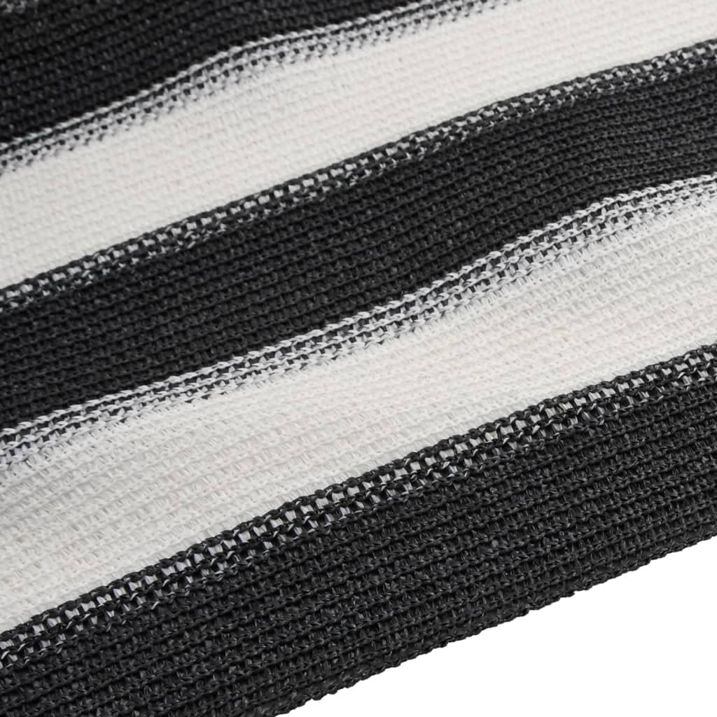 Vidaxl Siatka Cieniująca, Antracytowo-Biała, 1,5X10 M, Hdpe, 150 G/M²