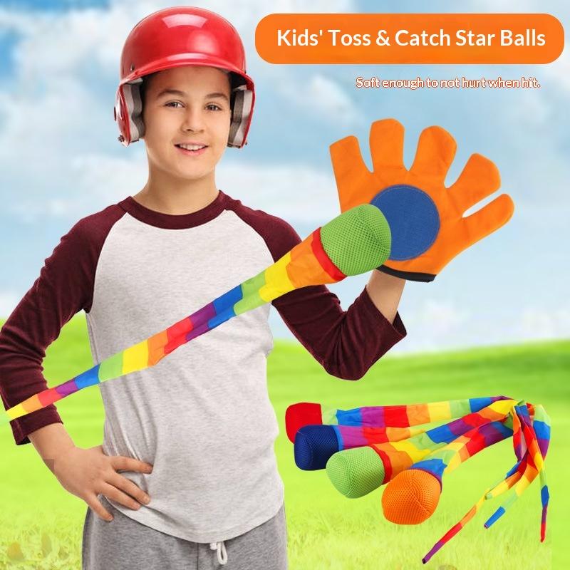 Interactive Rainbow Windproof Sandbag Toy - Children's Parent-Child Outdoor Sports Meteor Ball Sensory Training Prop