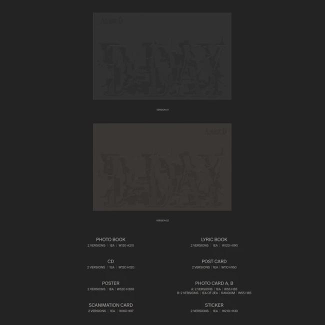 BTS Полный комплект альбома SUGA Agust D D-DAY