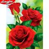 Full Round Drill Diamond Embroidery Rose 5D DIY Diamond Painting Flower Cross Stitch
