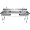 Рабочая станция с двойной мойкой Beifu из нержавеющей стали 304