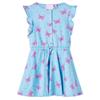Children's Dress with Buttons Sleeveless Blue 92/104/116/128/140