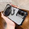 KEYSION Противоударный ТПУ чехол с гальваническим покрытием для TECNO Spark Go 2 Pop 10, блестящий чехол-подставка 'Лебедь с драгоценностями' для Infinix Smart 10