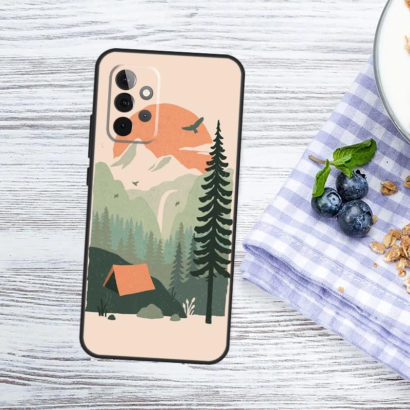 Кейс для кемпинга и искусства для Samsung Galaxy A54 A34 A14 A56 A36 A16 A06 A13 A53 A12 A22 A32 A52 A35 A17 A15 A55