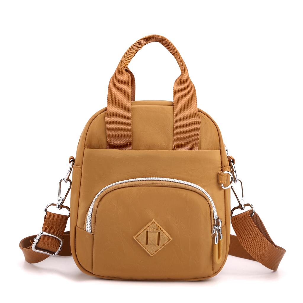 Женская мини-сумка на плечо из мятой ткани 4 слоя маленькая повседневная симпатичная стильная женская сумка для покупок телефон женская мода