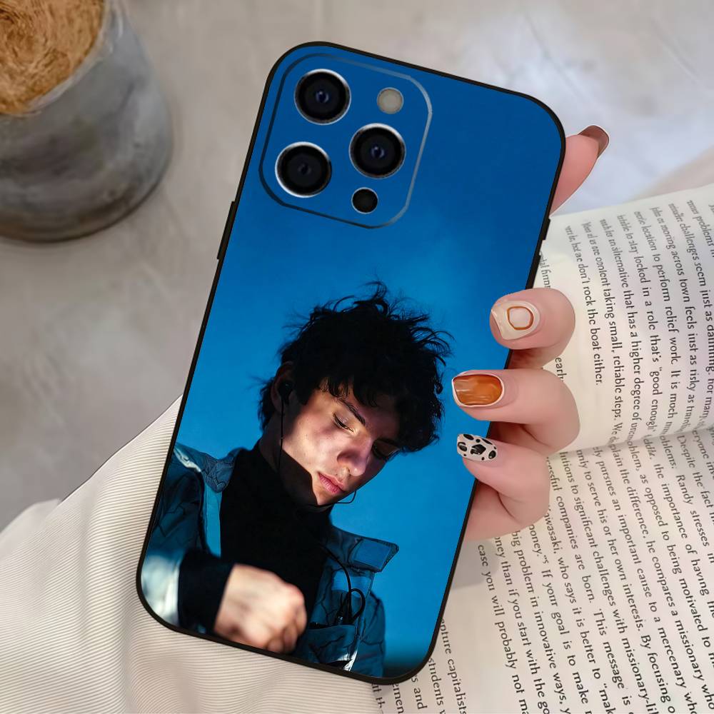Чехол для телефона с изображением гонщика K-Kimi A-Antonelli для iPhone 17,16,15,14,13,12,11 Plus,Pro Max,XS, Мягкий силиконовый черный чехол