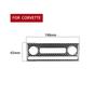 Carbon Fiber Interior AC Button Frame Cover Trim For Chevrolet Corvette C6 05-07