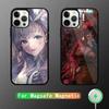 Чехол для телефона Goddess of Victory N-Nikke для iPhone 16,15,14,13,12,11,Pro,Max,Plus,Mini,SE Новый Магнитный Беспроводной Зарядник Magsafe