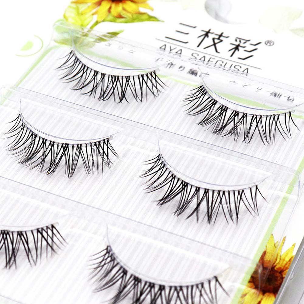 Thick Lash Eye Makeup Tool Cross False Eyelashes Lash Extension False Eyelashes Big Eyes Eyelashes