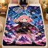 Flannel BlanketSpy × Family Warm Soft Throw Blanket for Indoor Sofa Bed Living Room Use