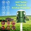 360 Degree Bird Repellent Multifunctional Three Sided Horn Animal Repellent Outdoor Ultrasonic Rodent Repellent