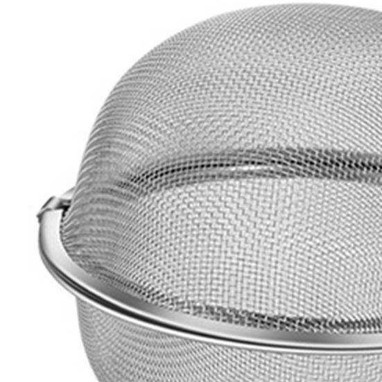 Заварочный чайник, универсальный шарик для приправ из нержавеющей стали, прочный шарик для ситечка для чая для листового чая и специй