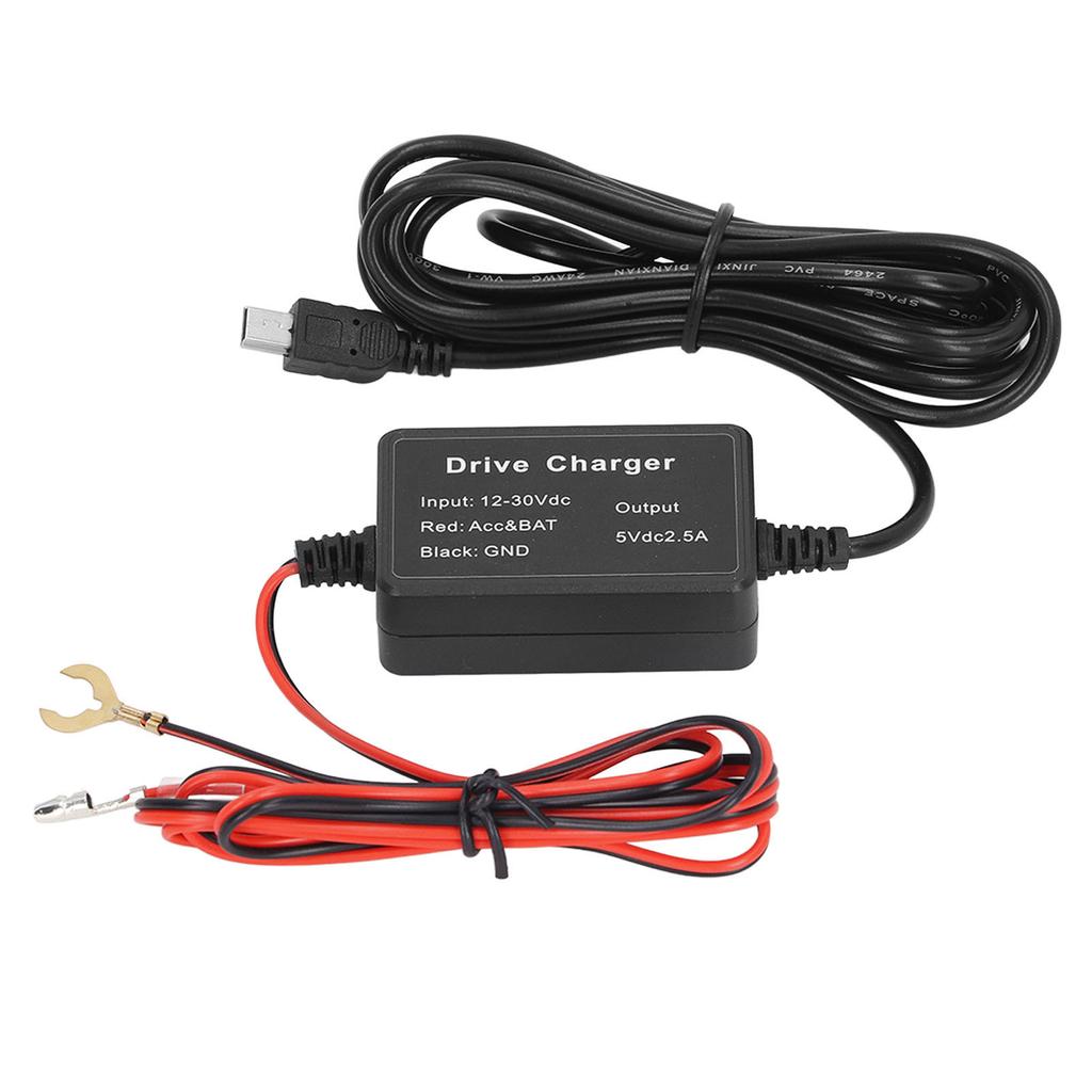 Комплект проводов для видеорегистратора, 24-часовое наблюдение с высоким уровнем безопасности для зеркальной камеры, GPS-навигатора, радар-детектора